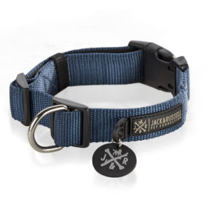 Hundehalsband Balu Neopren gepolstert - in Schwarz oder Blau