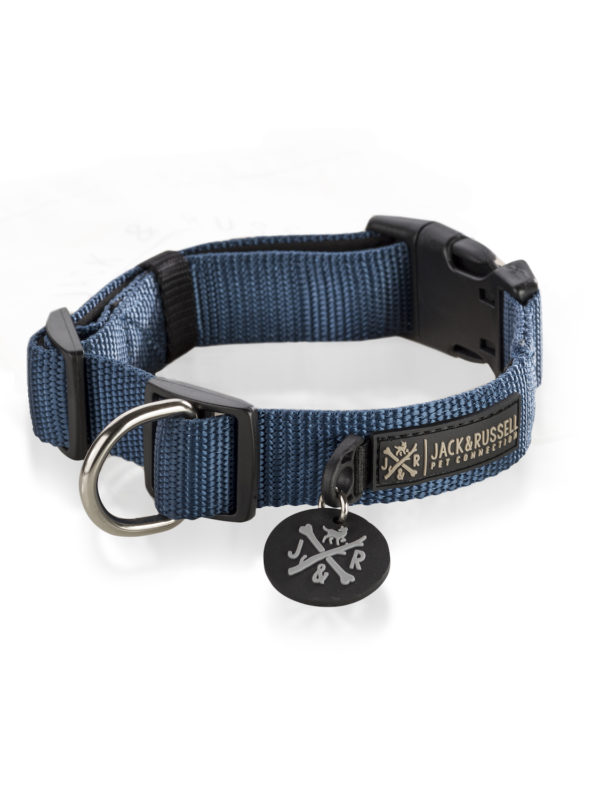 Hundehalsband Balu Neopren gepolstert - in Schwarz oder Blau