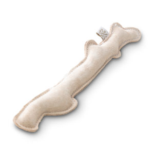Toy stick made of chewing leather