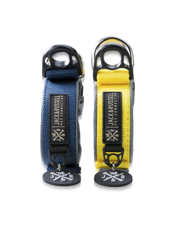 Premium Hundehalsband „Luna" reflektierend und mit Neopren gepolstert (Blau) – Bild 6