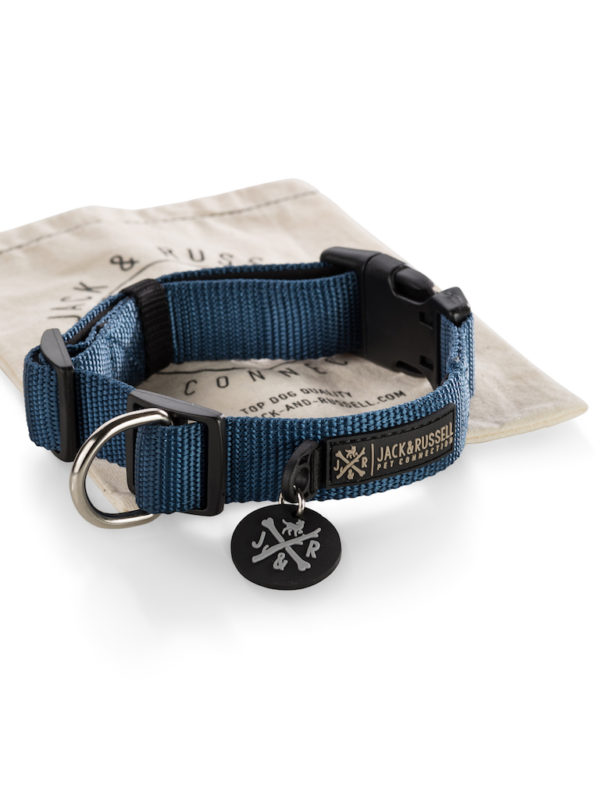 Hundehalsband Balu Neopren gepolstert - in Schwarz oder Blau – Bild 2