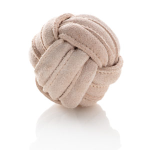 Leather toy ball