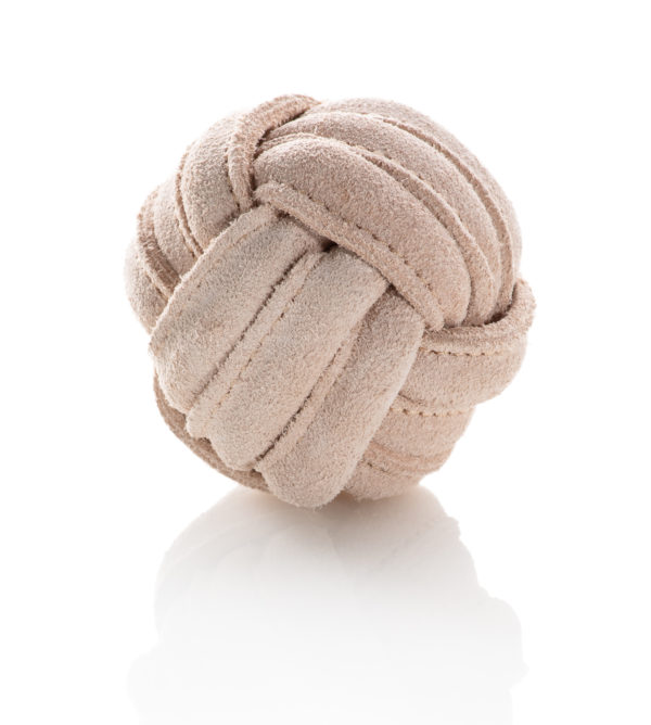 Leather toy ball