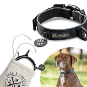 Hunde Halsband „Balu" (Schwarz)